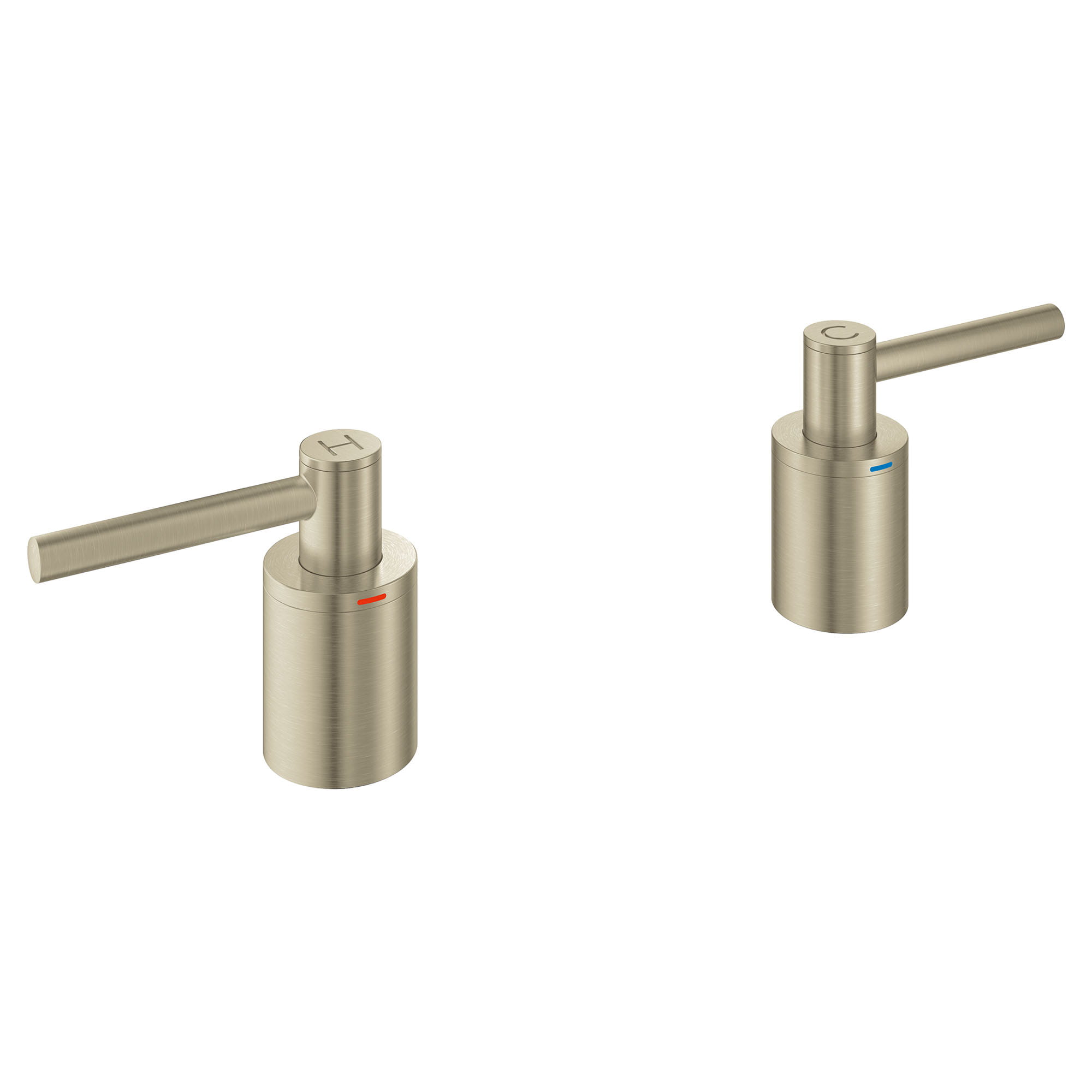 Lever Handles Pair GROHE BRUSHED NICKEL
